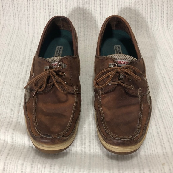 Sebago Leather Boat Shoes Brown Casual Deck Shoes Comfortable Size‎ 13 - Picture 1 of 7